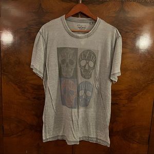 EUC Lucky Brand Skull T-Shirt